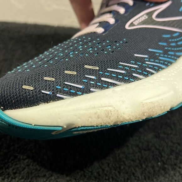 🔥🔥 BROOKS Glycerin GTS 20 Running Shoes Women Size 9 - Peacoat / Ocean - GUC - Picture 14 of 14